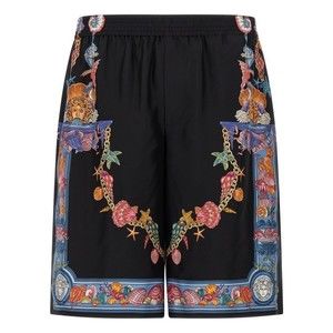 Versace Coral Theatre Print Bermuda Shorts - NWT